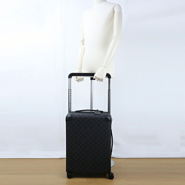 中古 ルイヴィトン キャリーケース メンズ ブランド LOUIS VUITTON エクリプス スーツケース ホライゾン50 M13773 ブラック USDLV117552011