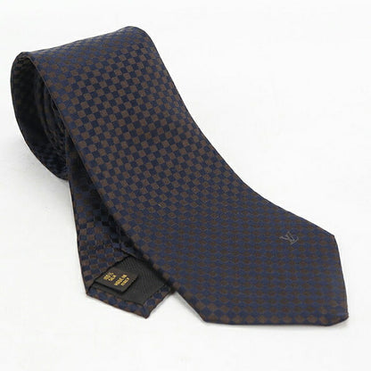 中古 ルイヴィトン ネクタイ メンズ ブランド LOUIS VUITTON   ネイビー USDLV118874011