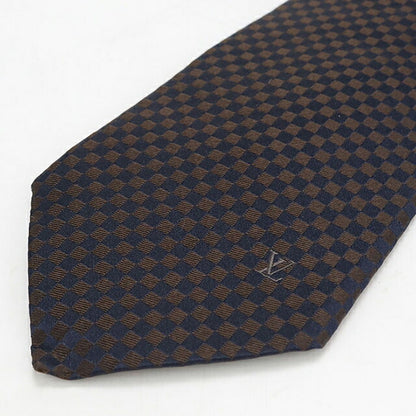 中古 ルイヴィトン ネクタイ メンズ ブランド LOUIS VUITTON   ネイビー USDLV118874011