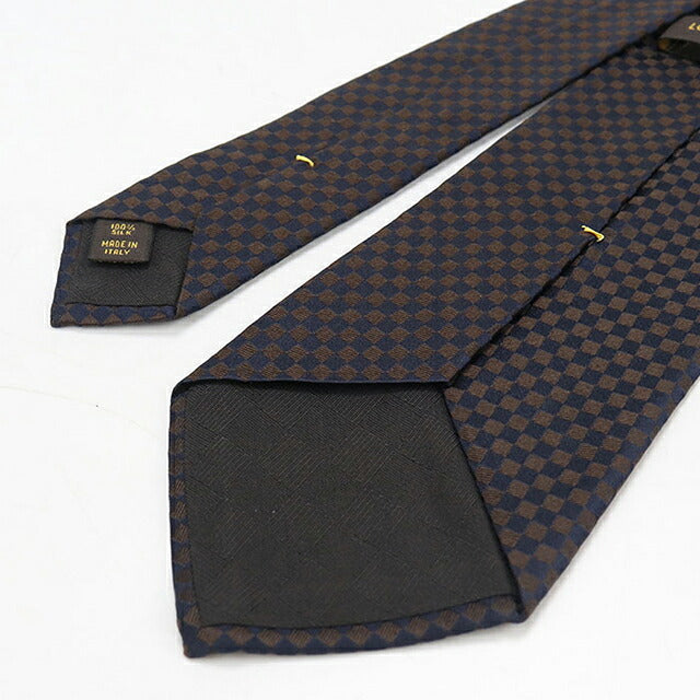 中古 ルイヴィトン ネクタイ メンズ ブランド LOUIS VUITTON   ネイビー USDLV118874011