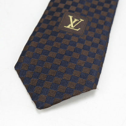 中古 ルイヴィトン ネクタイ メンズ ブランド LOUIS VUITTON   ネイビー USDLV118874011