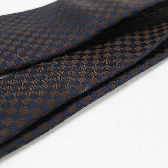 中古 ルイヴィトン ネクタイ メンズ ブランド LOUIS VUITTON   ネイビー USDLV118874011