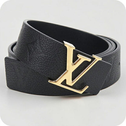 二手路易威登皮带 女士品牌 LOUIS VUITTON Empreinte LV Iconic 30MM M0328V 黑色 USDLV120725011