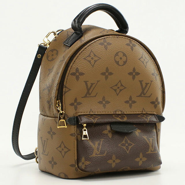 中古 ルイヴィトン リュック レディース ブランド LOUIS VUITTON パームスプリングスミニ M42411 ブラウン バッグ USDLV84935011
