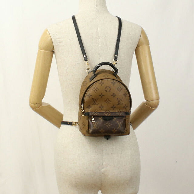 中古 ルイヴィトン リュック レディース ブランド LOUIS VUITTON パームスプリングスミニ M42411 ブラウン バッグ USDLV84935011