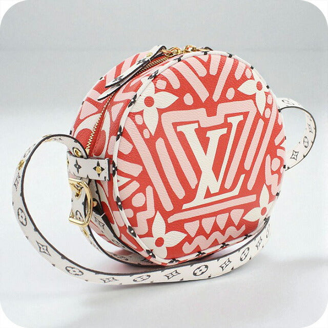 中古 ルイヴィトン 斜め掛け ショルダーバッグ レディース ブランド LOUIS VUITTON LVクラフティ ボワットシャポースープル N45364 レッド USDLV94602011