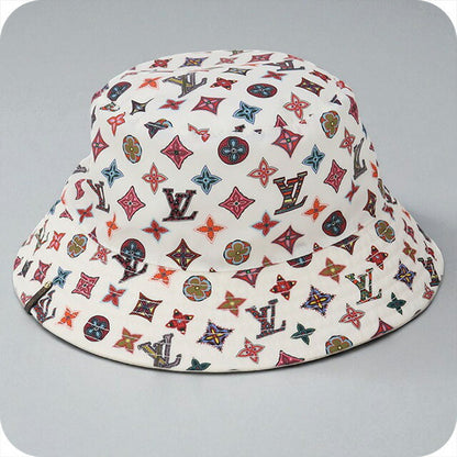 中古 ルイヴィトン ハット ユニセックス ブランド LOUIS VUITTON モノグラム ボブラブリーグラム バケットハット M76719 ホワイト 帽子 USDLV95745011