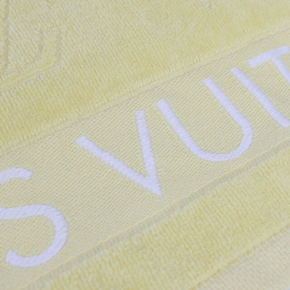 中古 ルイヴィトン タオル ユニセックス ブランド LOUIS VUITTON LV ヴァケーション ビーチタオル M78458 イエロー 小物 USDLV95757011