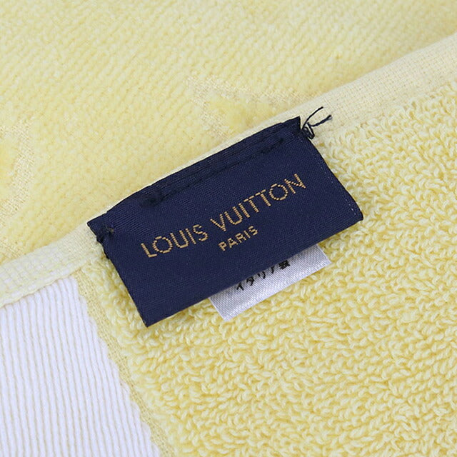 中古 ルイヴィトン タオル ユニセックス ブランド LOUIS VUITTON LV ヴァケーション ビーチタオル M78458 イエロー 小物 USDLV95757011