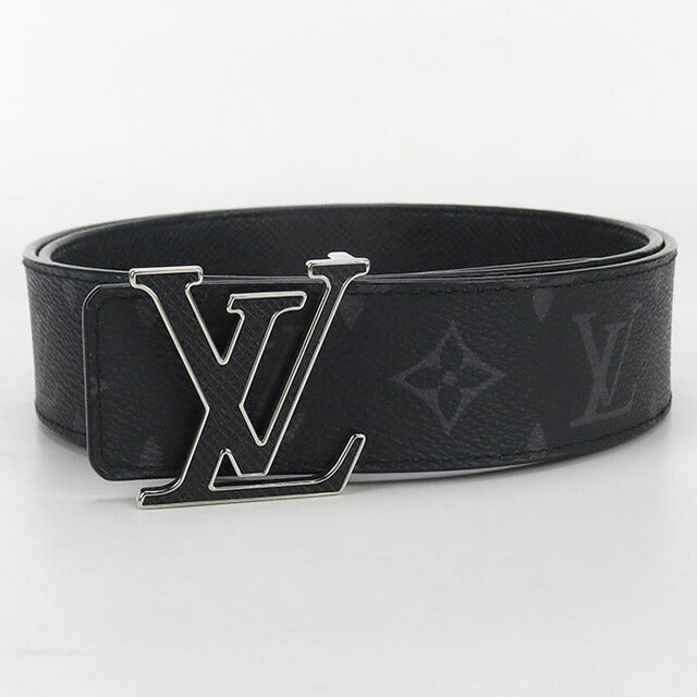 中古 ルイヴィトン ベルト メンズ ブランド LOUIS VUITTON エクリプス LV イニシャル リバーシブル M0157V ブラック 小物 USDLV95875011