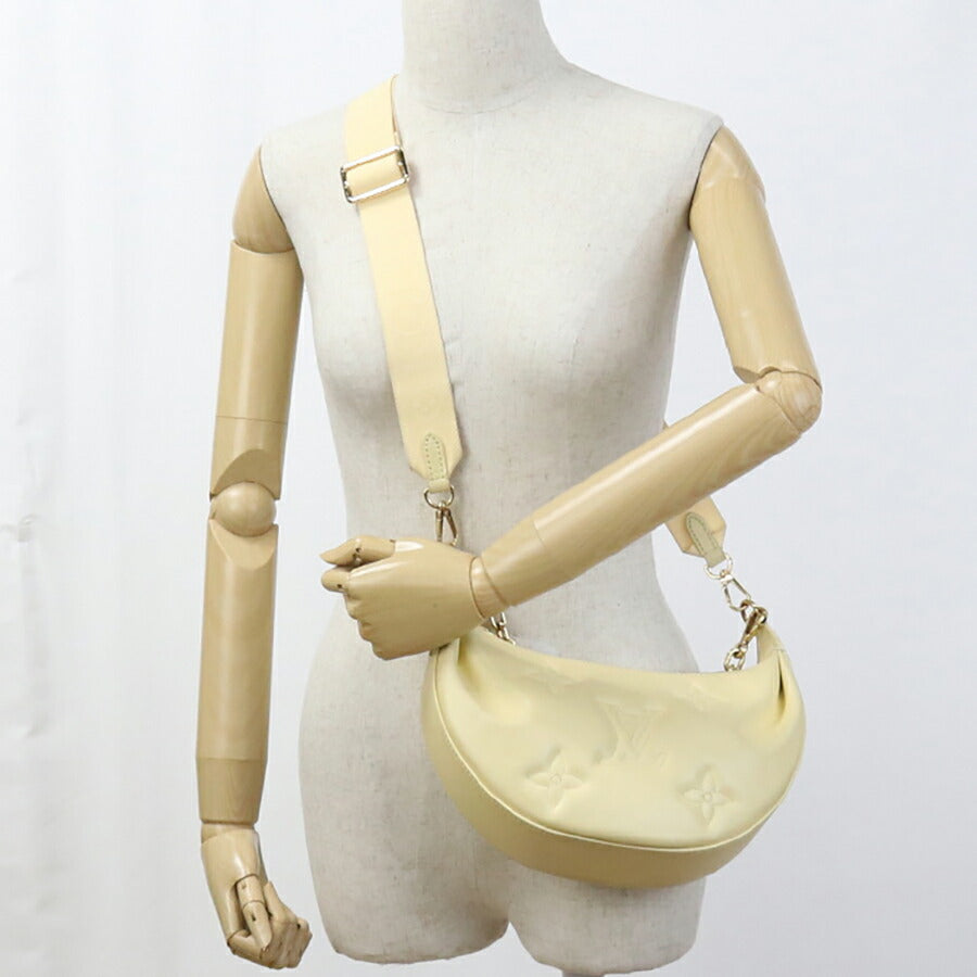 中古 ルイヴィトン ショルダーバッグ レディース ブランド LOUIS VUITTON バブルグラム オーバーザムーン レザー M59823 イエロー バッグ USDLV96357011