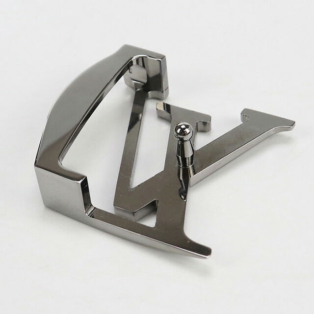 中古 ルイヴィトン ベルト メンズ ブランド LOUIS VUITTON ベルト・LVイニシャル レザー M9887V ブラウン 小物 USDLV96596011