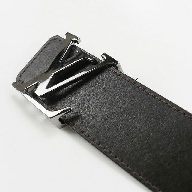 中古 ルイヴィトン ベルト メンズ ブランド LOUIS VUITTON ベルト・LVイニシャル レザー M9887V ブラウン 小物 USDLV96596011