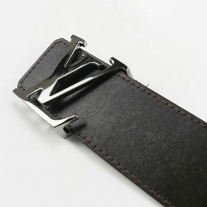 中古 ルイヴィトン ベルト メンズ ブランド LOUIS VUITTON ベルト・LVイニシャル レザー M9887V ブラウン 小物 USDLV96596011