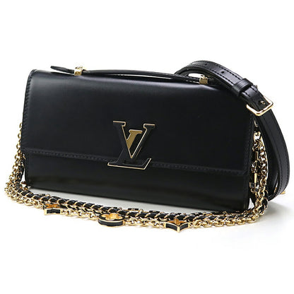 中古 ルイヴィトン 斜め掛け ショルダーバッグ レディース ブランド LOUIS VUITTON ウォレット オン チェーン・カプシーヌ M12143 USDLV96810011