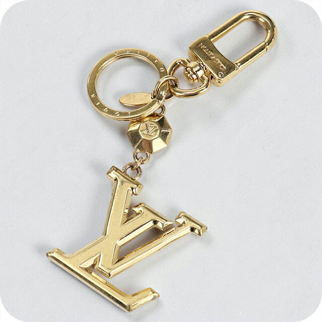 Used Louis Vuitton Key Ring Unisex Brand LOUIS VUITTON Keychain/LV Facet M65216 Gold USDLV97317011