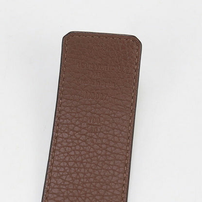 中古 ルイヴィトン ベルト メンズ ブランド LOUIS VUITTON トリヨン ベルト・LVティルト リバース レザー M0027S ネイビー 小物 USDLV97628011