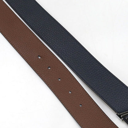 中古 ルイヴィトン ベルト メンズ ブランド LOUIS VUITTON トリヨン ベルト・LVティルト リバース レザー M0027S ネイビー 小物 USDLV97628011