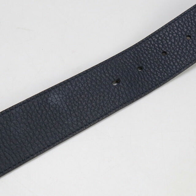 中古 ルイヴィトン ベルト メンズ ブランド LOUIS VUITTON トリヨン ベルト・LVティルト リバース レザー M0027S ネイビー 小物 USDLV97628011