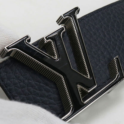中古 ルイヴィトン ベルト メンズ ブランド LOUIS VUITTON トリヨン ベルト・LVティルト リバース レザー M0027S ネイビー 小物 USDLV97628011