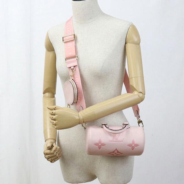 中古 ルイヴィトン ハンドバッグ レディース ブランド LOUIS VUITTON アンプラント パピヨンBB 2WAY レザー M45707 ピンク バッグ USDLV98228011