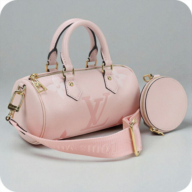 中古 ルイヴィトン ハンドバッグ レディース ブランド LOUIS VUITTON アンプラント パピヨンBB 2WAY レザー M45707 ピンク バッグ USDLV98228011