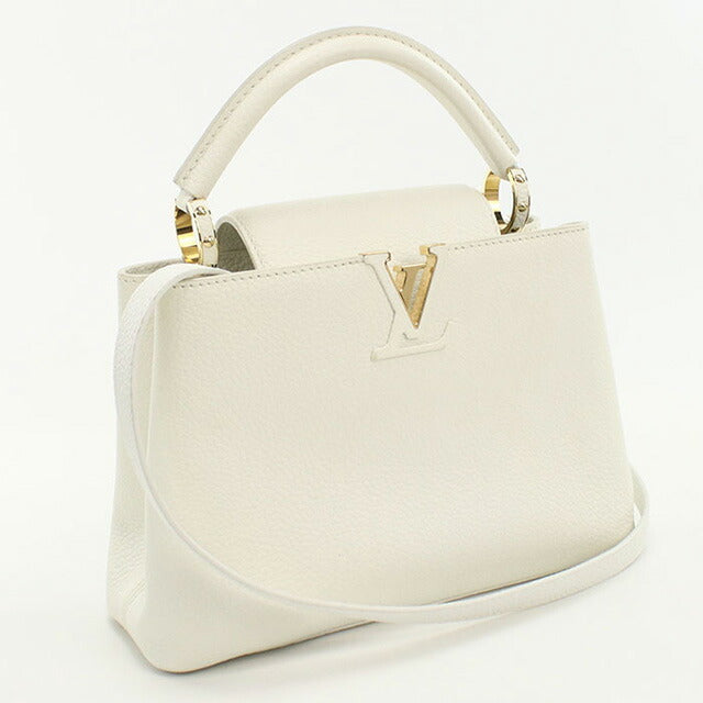 中古 ルイヴィトン ハンドバッグ レディース ブランド LOUIS VUITTON トリヨン カプシーヌBB レザー ホワイト バッグ USDLV98704011