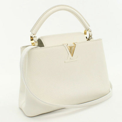 中古 ルイヴィトン ハンドバッグ レディース ブランド LOUIS VUITTON トリヨン カプシーヌBB レザー ホワイト バッグ USDLV98704011