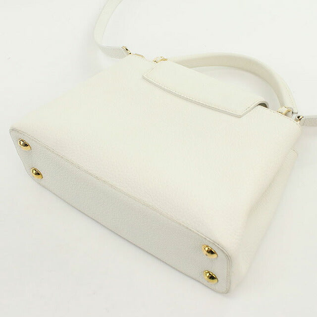 中古 ルイヴィトン ハンドバッグ レディース ブランド LOUIS VUITTON トリヨン カプシーヌBB レザー ホワイト バッグ USDLV98704011