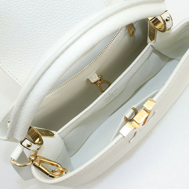 中古 ルイヴィトン ハンドバッグ レディース ブランド LOUIS VUITTON トリヨン カプシーヌBB レザー ホワイト バッグ USDLV98704011