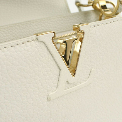 中古 ルイヴィトン ハンドバッグ レディース ブランド LOUIS VUITTON トリヨン カプシーヌBB レザー ホワイト バッグ USDLV98704011