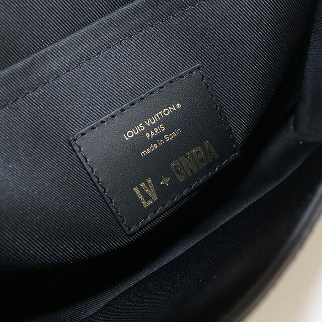 中古 ルイヴィトン ショルダーバッグ メンズ ブランド LOUIS VUITTON NBAコラボ ステュディオ メッセンジャー レザー M58498 ブラック USDLV98739011
