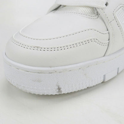 中古 ルイヴィトン スニーカー レディース ブランド LOUIS VUITTON LV トレイナー スニーカー レザー ホワイト シューズ USDLV99493011