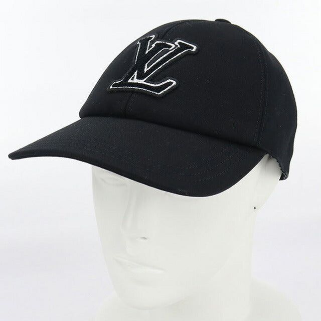 中古 ルイヴィトン キャップ レディース ブランド LOUIS VUITTON キャップ・LVシグネチャー M7282L ブラック 帽子 USDLV99951011