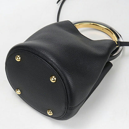 中古 マルニ ハンドバッグ レディース ブランド MARNI 2WAY レザー ブラック USDMA115908011