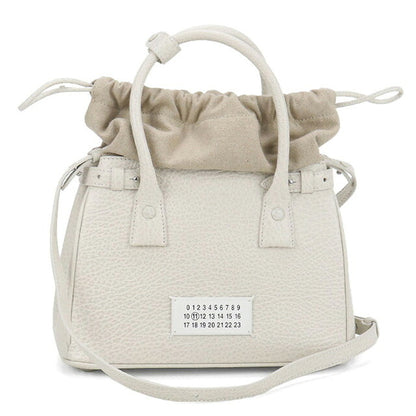 中古 メゾンマルジェラ ハンドバッグ レディース ブランド Maison Margiela 5AC 2WAY SB3WD0005P4348T2003 ホワイト バッグ USDMAR100472011