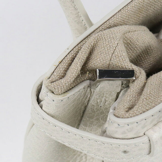 中古 メゾンマルジェラ ハンドバッグ レディース ブランド Maison Margiela 5AC 2WAY SB3WD0005P4348T2003 ホワイト バッグ USDMAR100472011