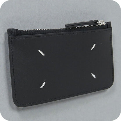 中古 メゾンマルジェラ コインケース ユニセックス Maison Margiela 4ステッチ カードホルダー ウォレット レザー SA1VX0008P4745T8013 USDMAR101552011