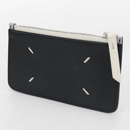 中古 メゾンマルジェラ 小銭入れ レディース ブランド Maison Margiela カードホルダー ウォレット SA1VX0008 P5935HA005 ブラック パープル 財布 USDMAR102227011