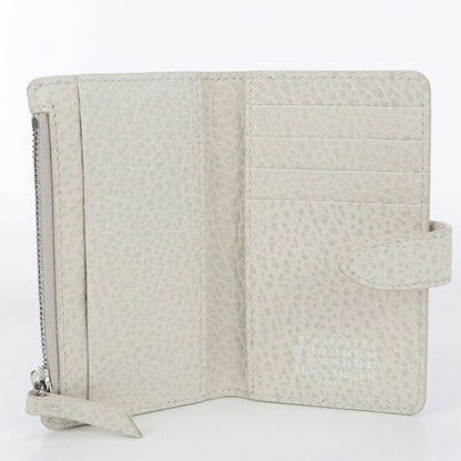 中古 メゾンマルジェラ 二つ折り財布 レディース ブランド Maison Margiela 4ステッチ ジップウォレット 財布 USDMAR102832011