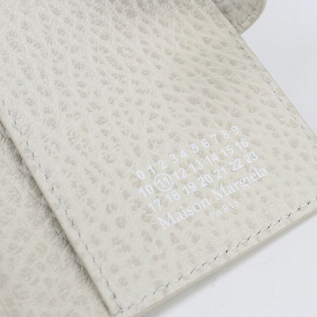 中古 メゾンマルジェラ 二つ折り財布 レディース ブランド Maison Margiela 4ステッチ ジップウォレット 財布 USDMAR102832011