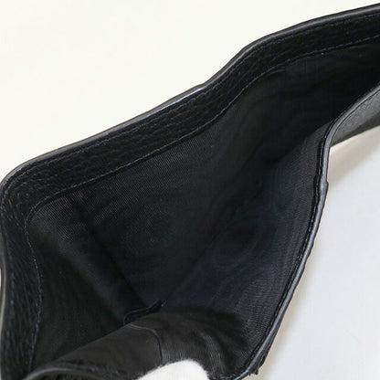中古 メゾンマルジェラ 三つ折り財布 レディース ブランド Maison Margiela 4ステッチ レザー SA3UI0010 P4455T8013 ブラック 財布 USDMAR106778011
