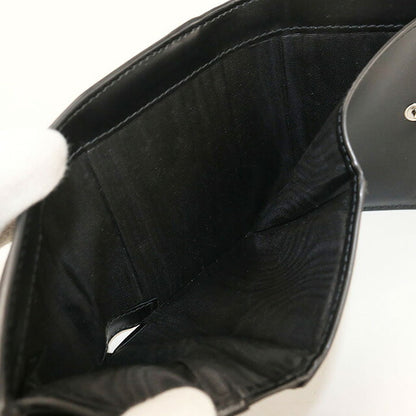 中古 メゾンマルジェラ 三折財布 レディース ブランド Maison Margiela 4ｽﾃｯﾁ SA3UI0017 P4745T8013 ブラック 財布 USDMAR106960011