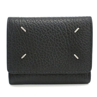 Used Maison Margiela trifold wallet trifold wallet ladies brand Maison Margiela 4 stitch leather SA3UI0010 P4455T8013 black USDMAR112276011