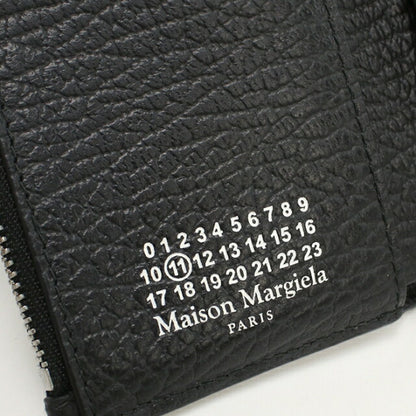 Used Maison Margiela trifold wallet trifold wallet ladies brand Maison Margiela 4 stitch leather SA3UI0010 P4455T8013 black USDMAR112276011