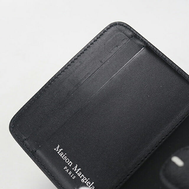 中古 メゾンマルジェラ 小銭入れ レディース ブランド Maison Margiela 4ステッチ コインケース レザー SA3UI0006P4745T8013 ブラック USDMAR114012011