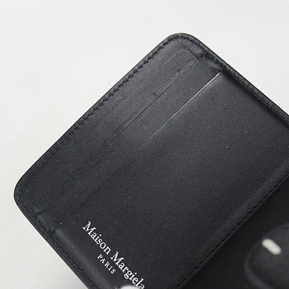 中古 メゾンマルジェラ 小銭入れ レディース ブランド Maison Margiela 4ステッチ コインケース レザー SA3UI0006P4745T8013 ブラック USDMAR114012011