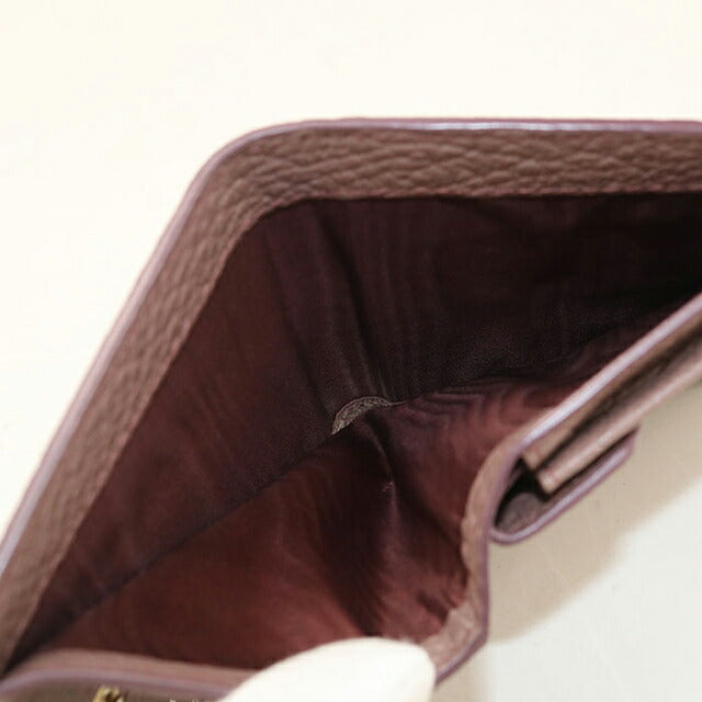 中古 メゾンマルジェラ 二つ折り財布 二折財布 レディース ブランド Maison Margiela 4ステッチ レザー S56UI0140P4455T5071 パープル USDMAR114028011