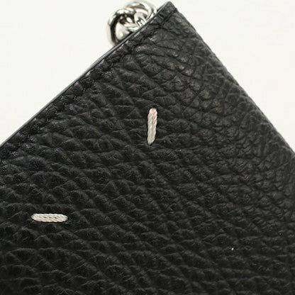 Used Maison Margiela Card Case Compact Unisex Brand Maison Margiela 4 Stitch Card Holder with Key Ring Leather S56UI0128 USDMAR120564011