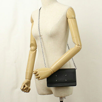 二手 Maison Margiela 链条钱包女装品牌 Maison Margiela 4 针 SA3UI0008 黑色 USDMAR120973011